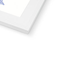 Load image into Gallery viewer, The Queen (blue) - Framed & Mounted Print (A4 size)