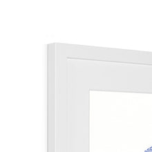 Load image into Gallery viewer, The Queen (blue) - Framed & Mounted Print (A4 size)