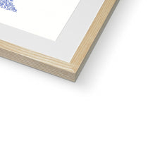 Load image into Gallery viewer, The Queen (blue) - Framed & Mounted Print (A4 size)