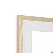 Load image into Gallery viewer, The Queen (blue) - Framed & Mounted Print (A4 size)