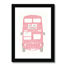 Load image into Gallery viewer, London Bus - Framed & Mounted Print (A4 size)