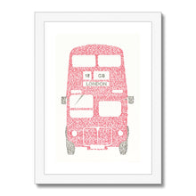 Load image into Gallery viewer, London Bus - Framed &amp; Mounted Print (A4 size)
