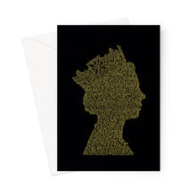 Load image into Gallery viewer, The Queen (gold) - Greeting Card
